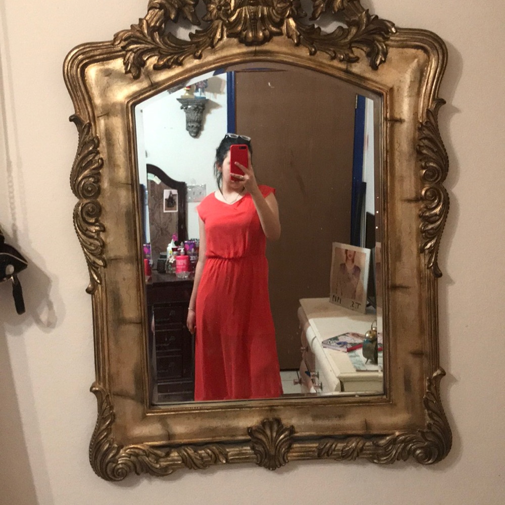 Orange/pink Long dress